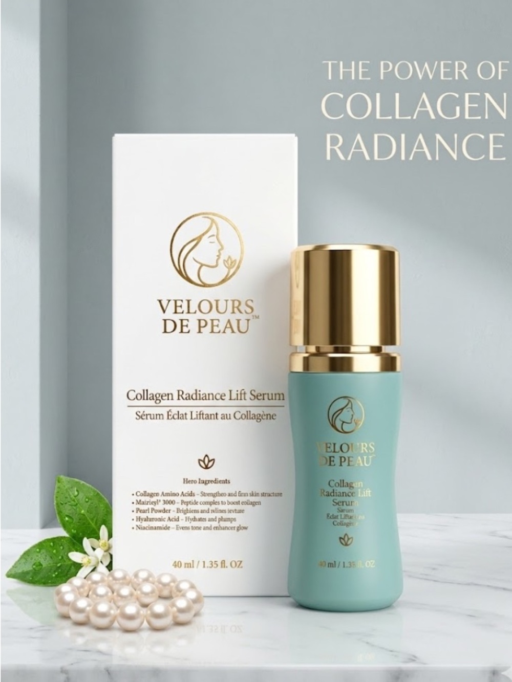 $1,150 Velours De Peau Collagen Radiance Lift Serum - Mint
